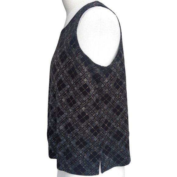 Soft Works SZ M Jacket and Tank Top 2 Piece Black Sparkly Set - Picture 9 of 15